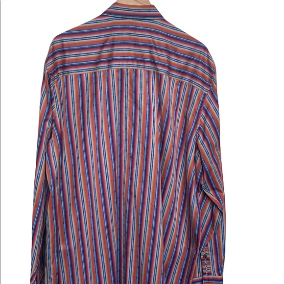 NWOT Mens Robert Graham Flip Cuff Button Shirt 1XL - Picture 3 of 10